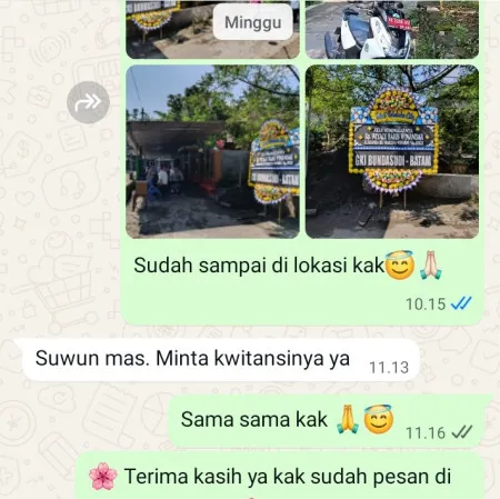 Pengiriman Papan Bunga Duka Universitas Paramadina
