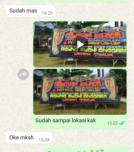 Pengiriman Papan Bunga Universitas Paramadina