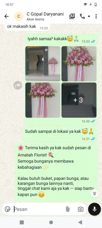 Pengiriman Karangan Bunga Universitas Paramadina